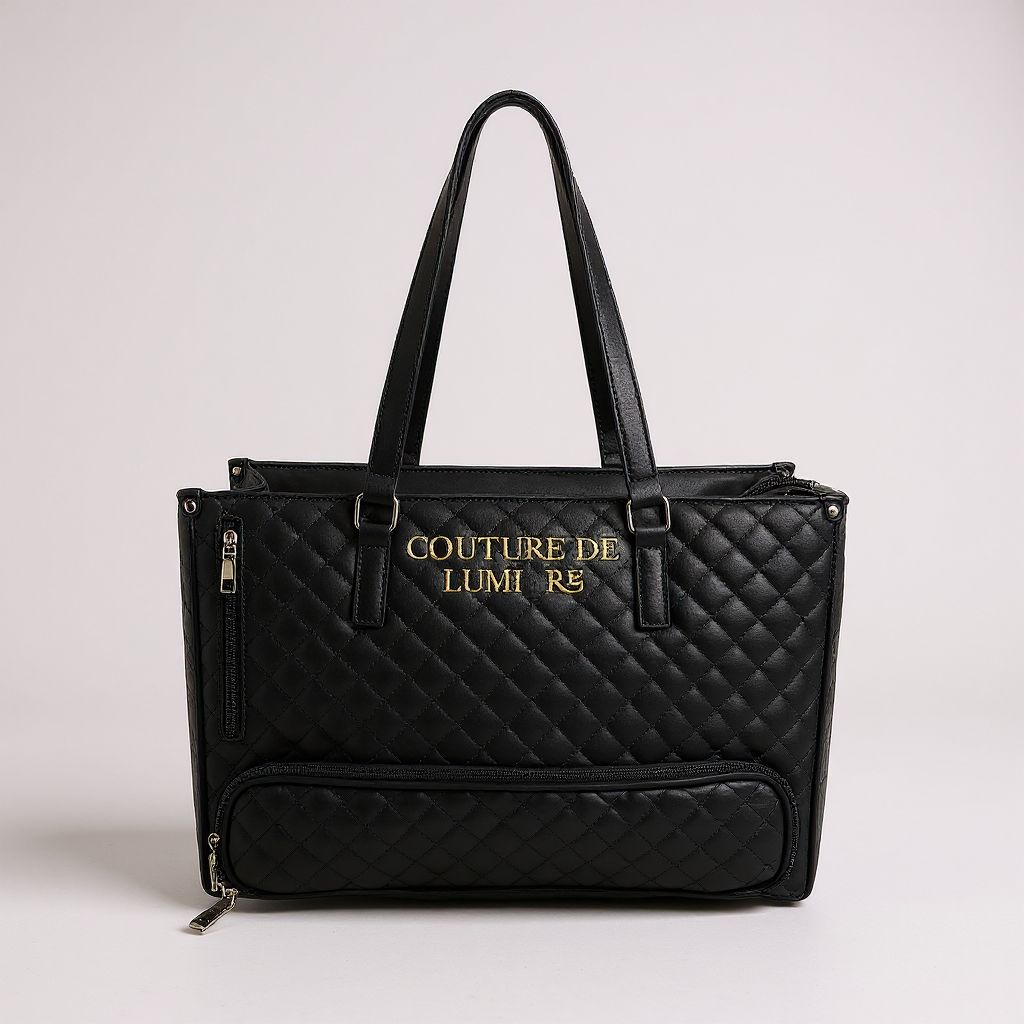 Quilted Work Tote β Laptop, Lunch & Everyday Organiser