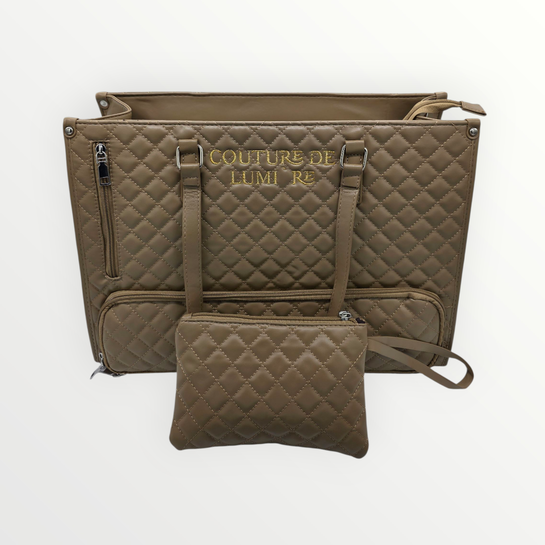 Quilted Work Tote β Laptop, Lunch & Everyday Organiser